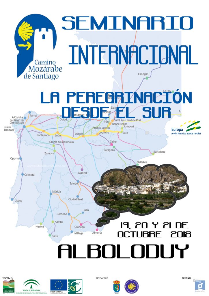 Cartel Seminario Internacional Camino Mozárabe de Santiago