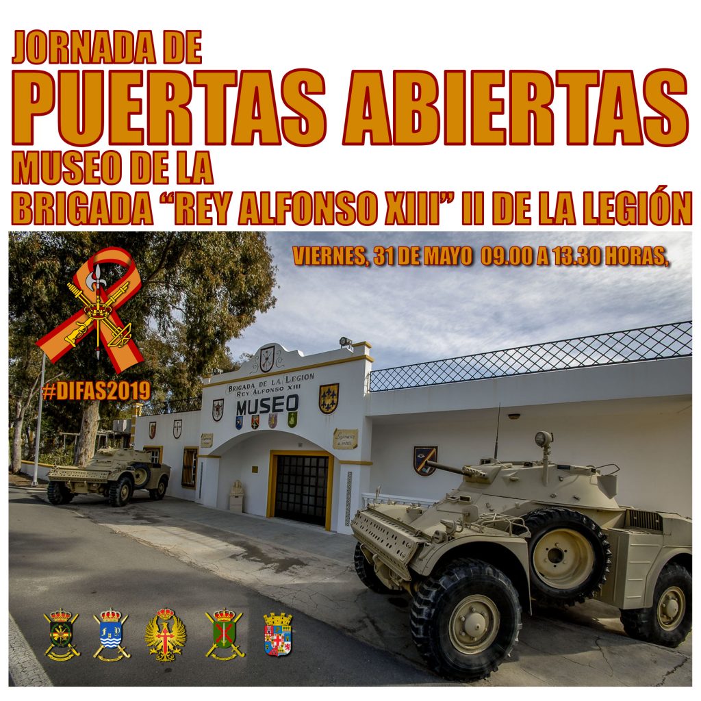Jornada Puertas Abiertas Museo de la Brigada de la Legión - Diputación Almería