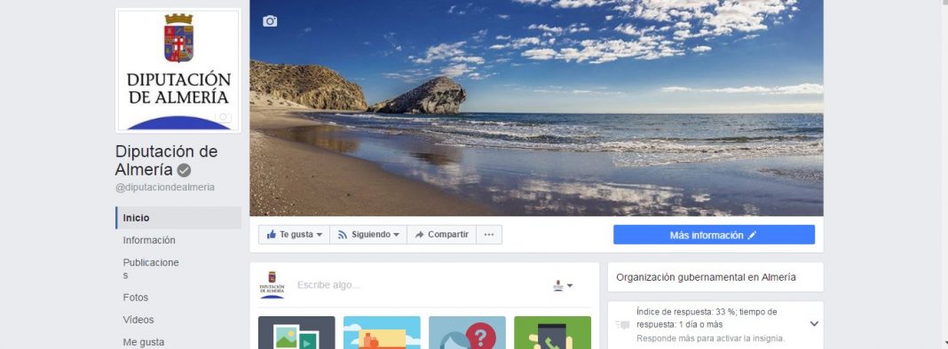 Redes sociales facebook - Diputación de Almería