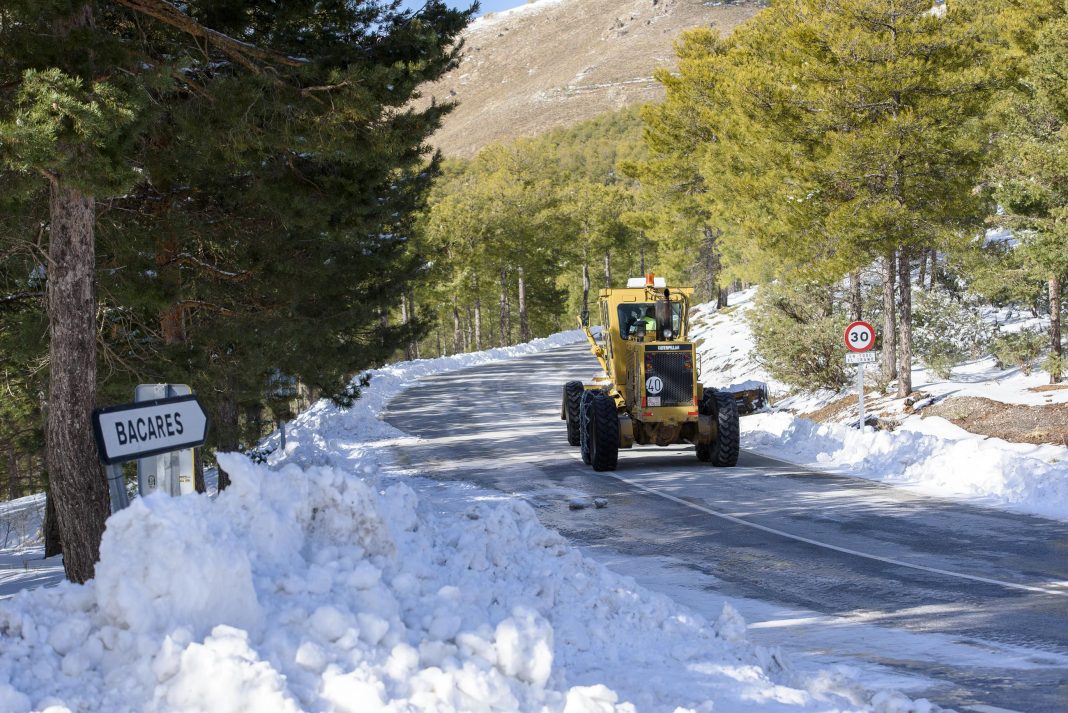 Activado el protocolo invernal en carreteras - Almería