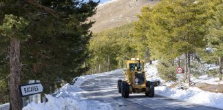 Activado el protocolo invernal en carreteras - Almería