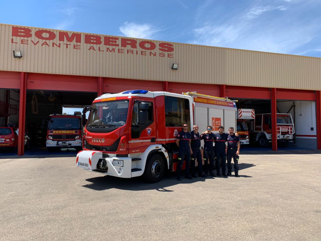 Nuevo camión del consorcio de Bomberos del Levante - Diputación Almería
