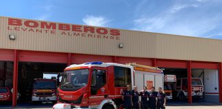 Nuevo camión del consorcio de Bomberos del Levante - Diputación Almería
