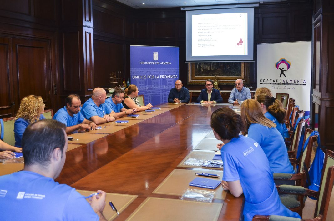 Visita alumnos del taller de empleo turístico de Abrucena - Diputación Almería
