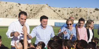 Visita campo de Fútbol de Antas - Diputación Almería