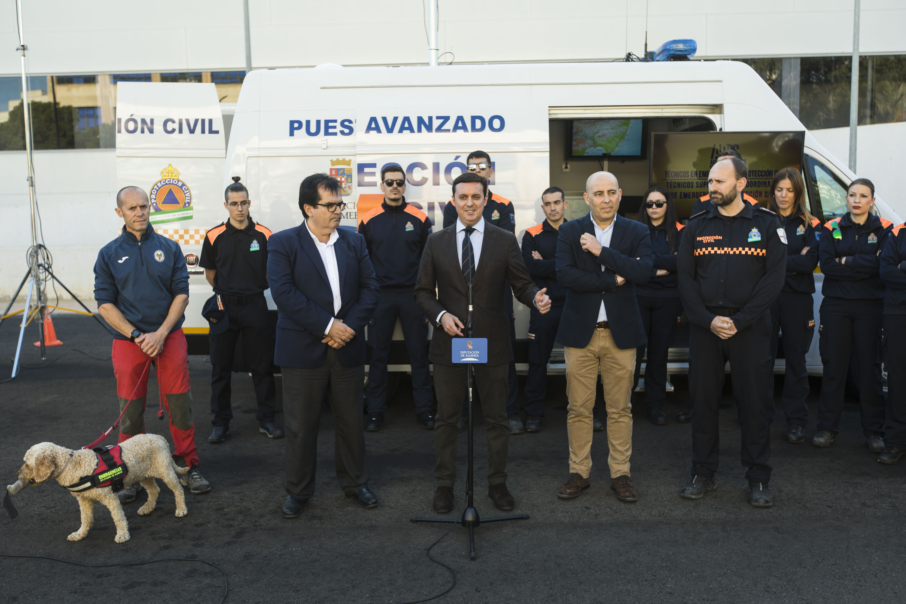 Nuevo vehículo protección civil Almería - Diputación Almería