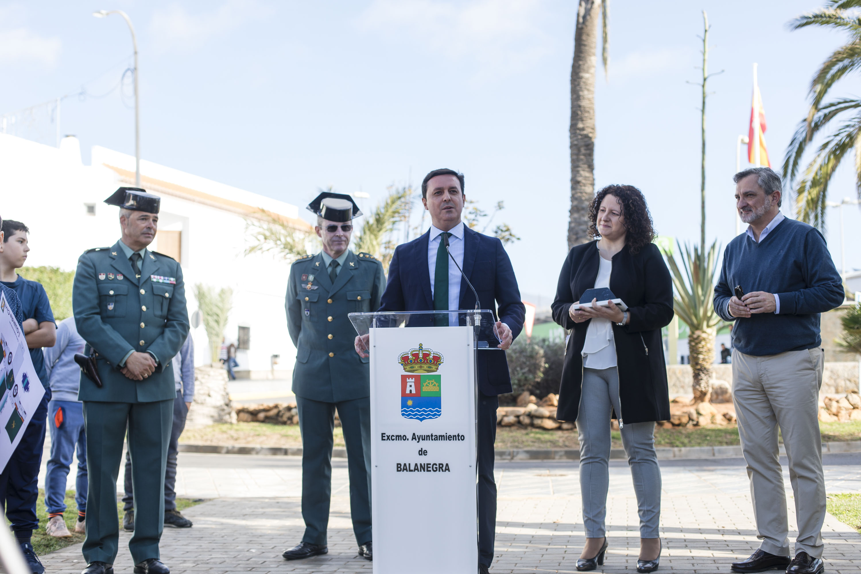 Inauguración Plaza Guardia Civil Balanegra - Diputación Almería