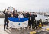 El Diputado Delegado de Deportes y Juventud José Antonio García Alcaina visita le aventura submarina del Programa Almería Activa en el centro de biceo del Puerto deportivo de Aguadulce