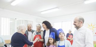 Uno de los talleres de Familia celebrados en Fondón