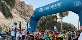 carrera nocturna contra el cáncer Almería