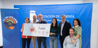 Diputación acoge la entrega solidaria del Club de Tiro Costa de Almería a la Asociación ALTEA