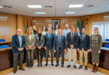 El presidente de Diputación realiza su primera visita institucional a Roquetas de Mar