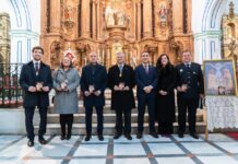 Diputación acompaña a la Cofradía del Perdón y los Afligidos de Vélez-Rubio en la Misa de clausura su 75 Aniversario Fundacional