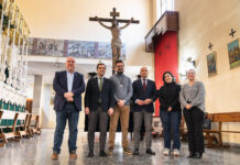 El presidente de la Diputación visita a la Hermandad del Perdón