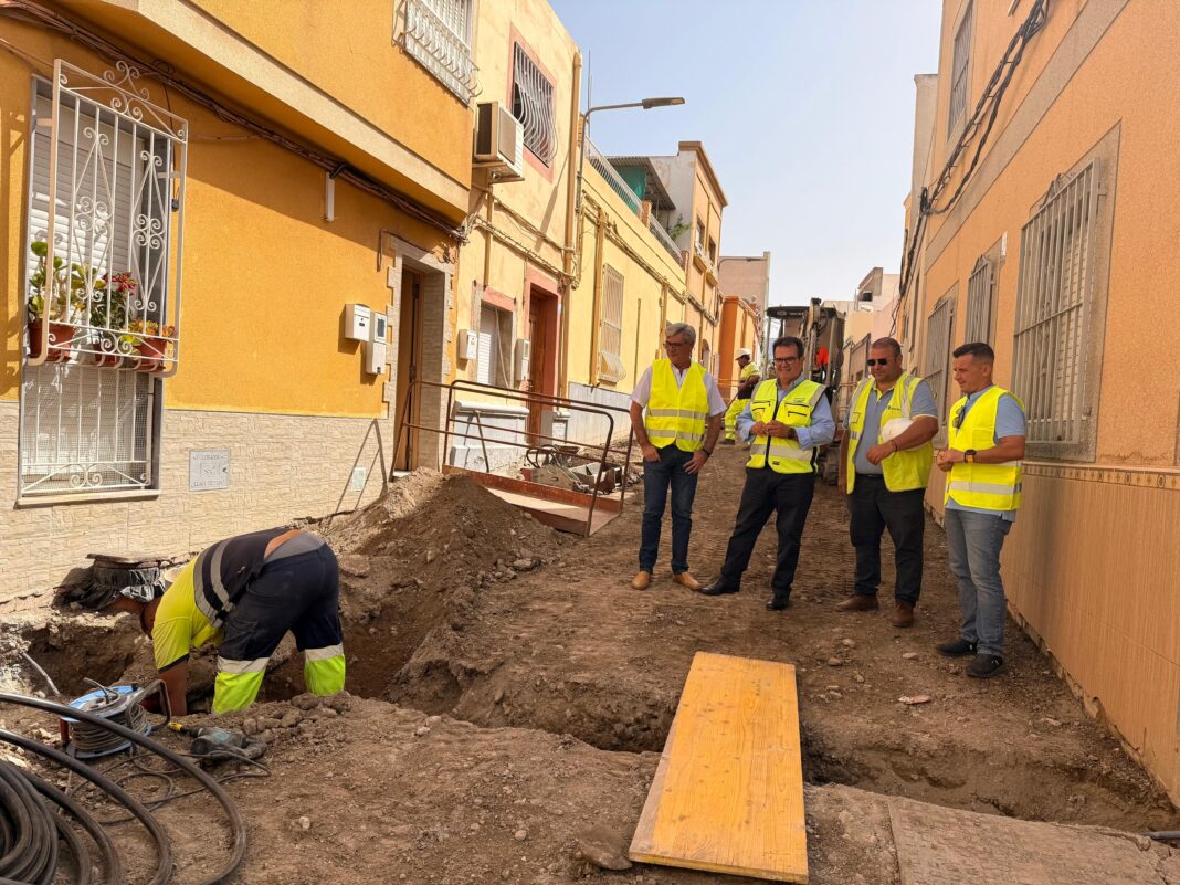 Visita a las obras en Pechina