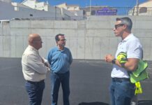 Diputación refuerza la seguridad del polideportivo y la Calle Real de Taberno