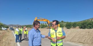 Diputación refuerza la seguridad de las carreteras de Oria y Chirivel con actuaciones frente a las lluvias