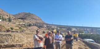 Diputación y Santa Fe de Mondújar preparan los terrenos del futuro parque multiaventura